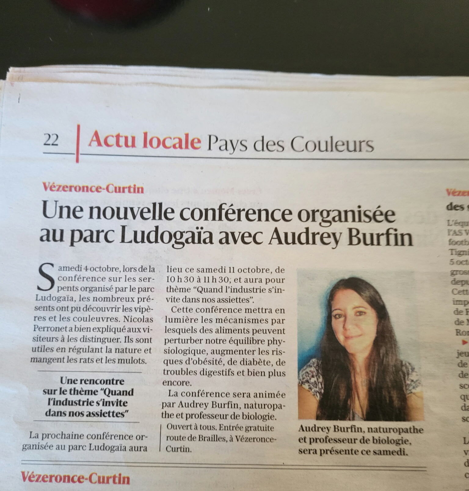 Conférence sur les aliments ultra-transformés