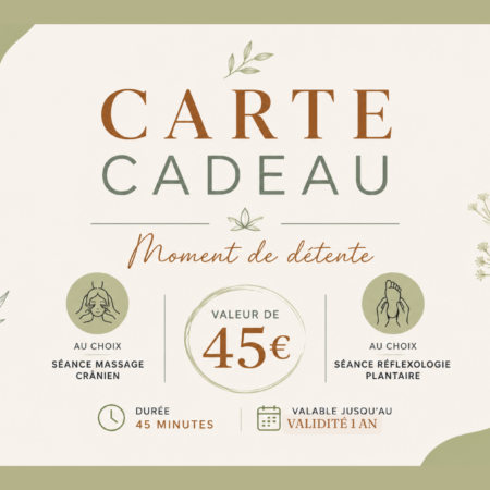 carte-cadeau pour un massage